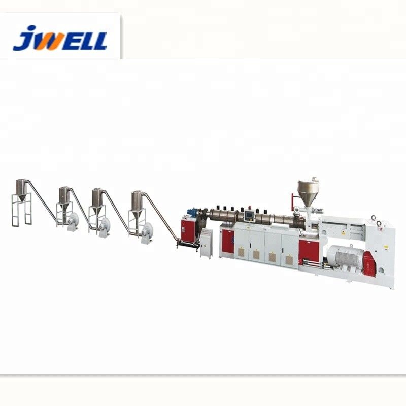High Capacity Twin Screw Pelletizer Low Power Comsumption With Air Transferring Unit